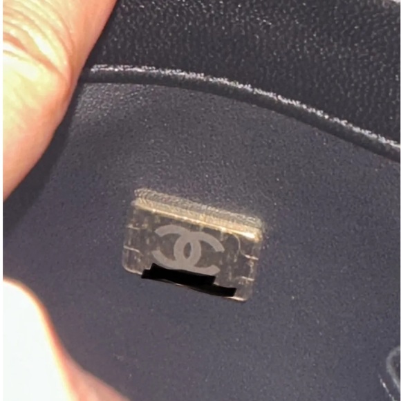 Chanel 23C black trendy Cc raised letter champagne hardware never used condition - Picture 7 of 9